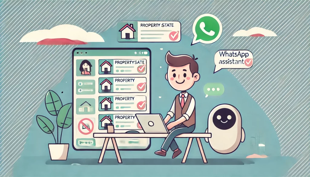 Sistema inmobiliario con integración a WhatsApp API