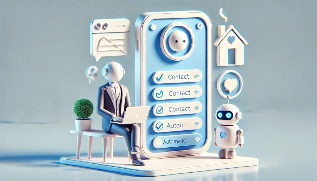 Sistema inmobiliario con seguimiento automático de clientes