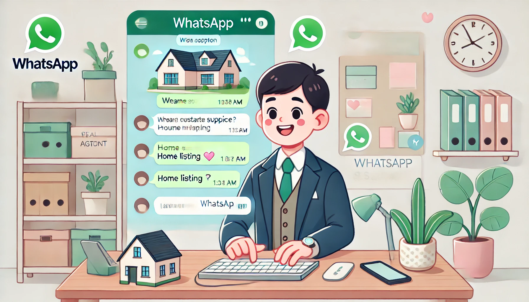 atención inmobiliaria por WhatsApp