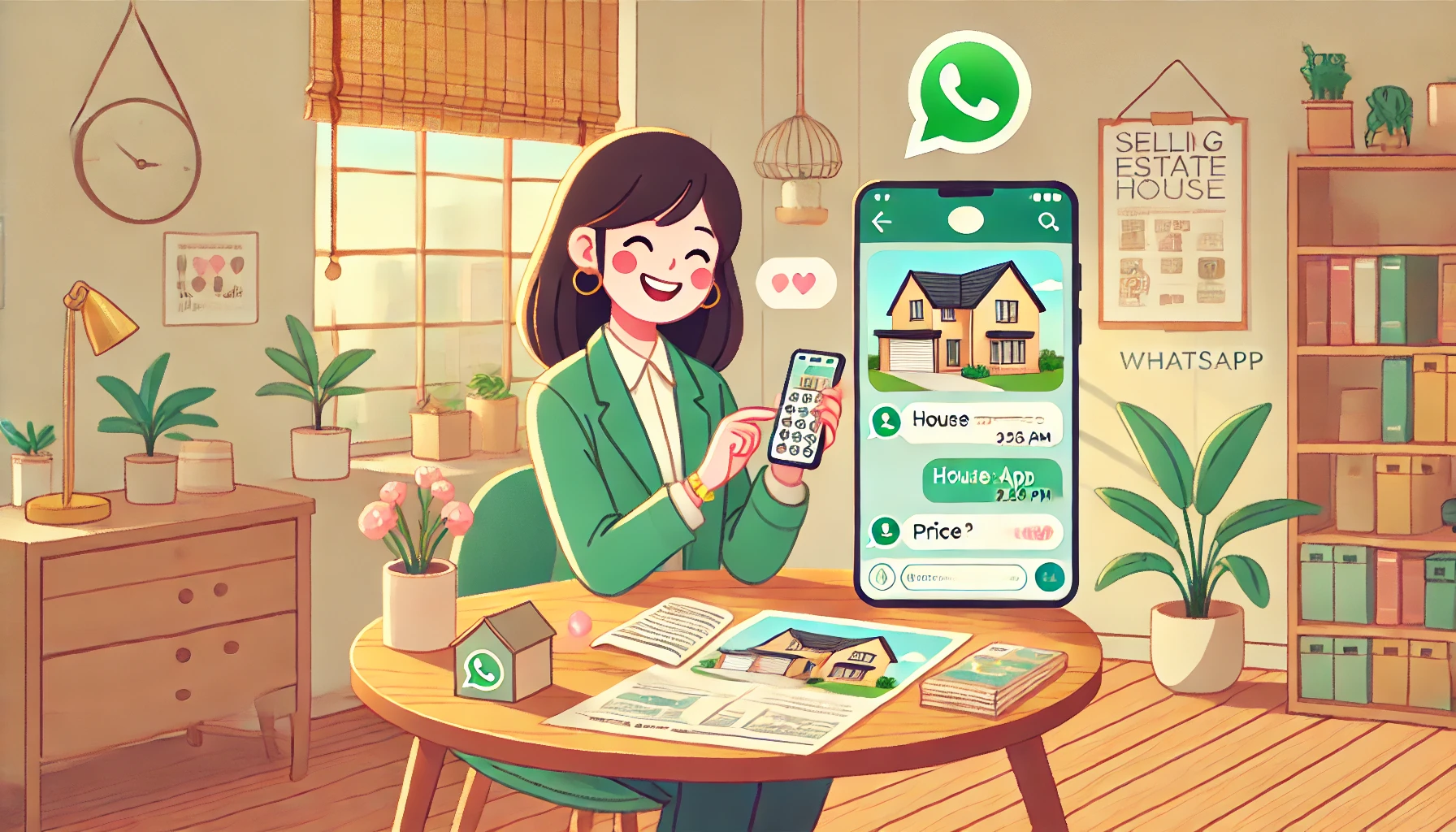 Vender casa desde WhatsApp