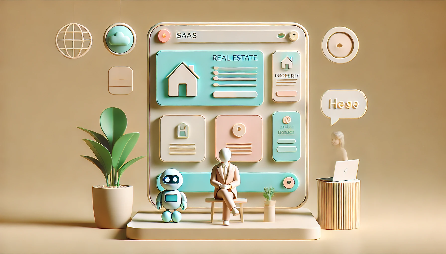 Portal para vender casas con chatbot integrado